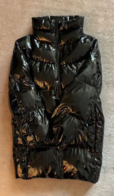JUICY COUTURE BLACK LABEL Women's Size 6  Puffer Down Blend Black New!