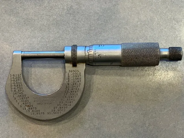 Starrett No. 230 Micrometer
