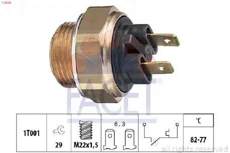 Interrupteur de température ventilateur de radiateur PEUGEOT 308 2008 à