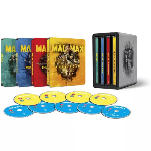 Mad Max Anthology 4K  Bluray  Steelbook  Boxset Collection  New Rare Oos / Oop