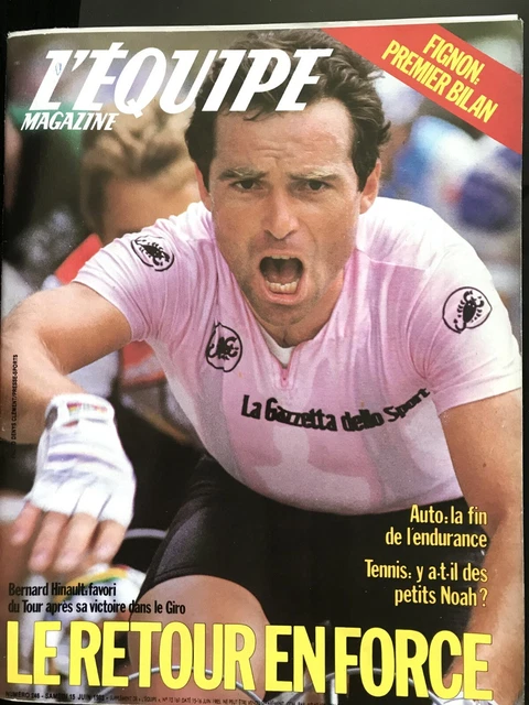 Tour de France 1985. Greg LeMond, Bernard Hinault et Luis