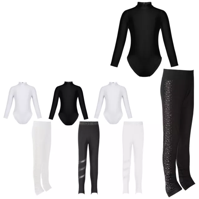 Girls Sportwear School Game Tracksuits Athletic Outfits Training Bodysuit Gym