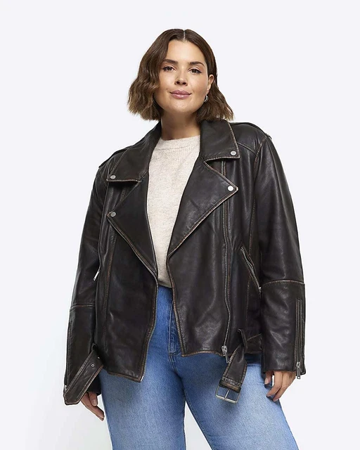Ladies biker jacket size 22 deals