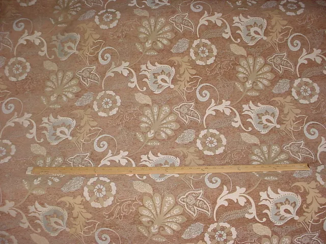 7-3/8Y Weave Textiles Gothic Floral Damask Chenille Drapery Upholstery Fabric