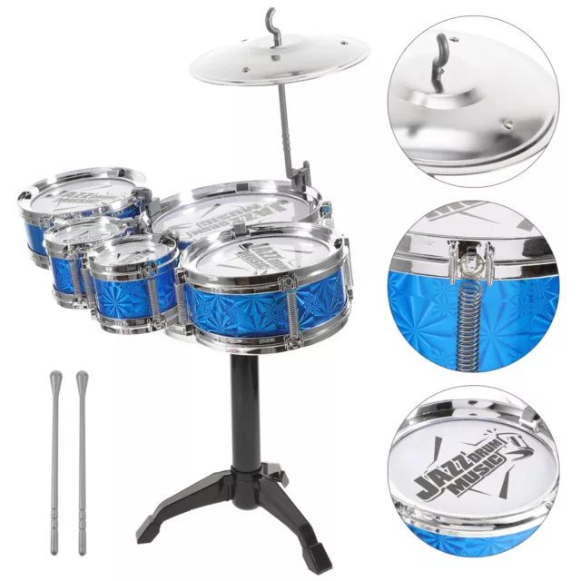 1 Set Jazz Drum Toy Musical Learning Toys Toddler Jazz Drum Kit