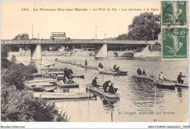 ABNP10-94-0859 - LE PERREUX - BRY - sur marne - le pont de BRY - les pecheu