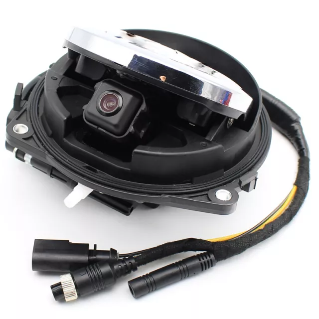 Car Flip Rotating Reverse Logo Emblem Rear View Camera For VW GOLF MK6 PASSAT CC