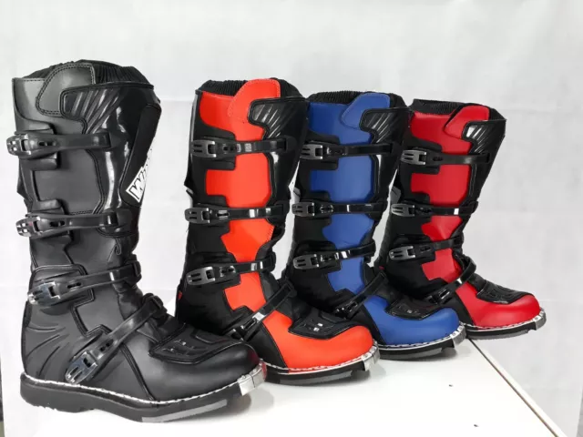 Bottes pour quad tout-terrain enduro Motocross avec Protections Moto Cross quad