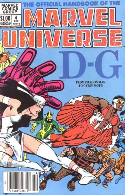 Official Handbook of the Marvel Universe (Vol. 1) #4 (Newsstand) FN; Marvel | OH