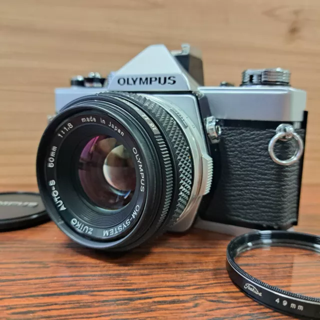[Near MINT] ALL Works Olympus OM-1 35mm ZUIKO AUTO-S 50mm F1.8 Lens From JAPAN