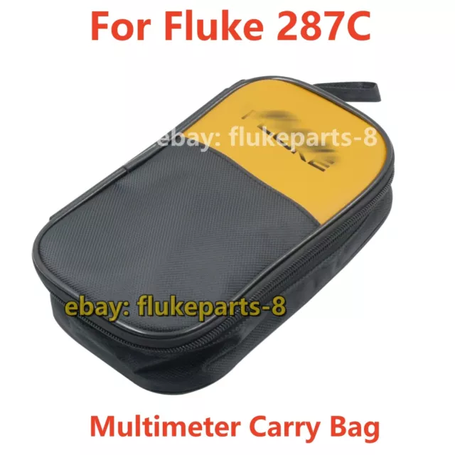 For Fluke 287C Industrial Data Logging Multimeter Soft Case Storage Carry Bag