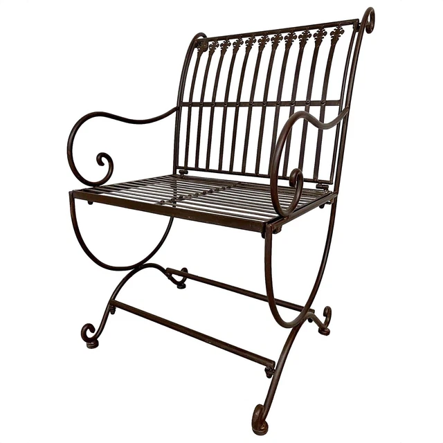 CLP-Chaise de jardin Kiran en fer forgé-Array - Jardin
