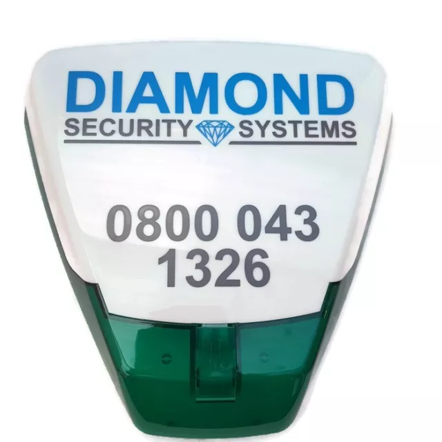 Pyronix Deltabell scatola allarme fittizio verde doppio lampeggiante LED GARANZIA A VITA