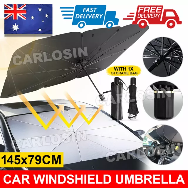 Foldable Car Windshield Sunshade Front Window Cover Visor Sun Shade Umbrella