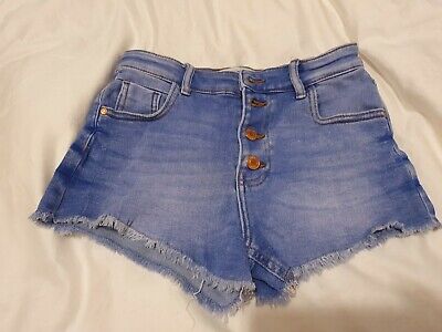 Girls Denim Shorts age 10-11 years. Adjustable waistband. Excellent condition