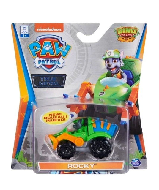 PAW Patrol Dino Rescue - Kit Chase T-Rex Avec Véhicule En Métal - Neuf