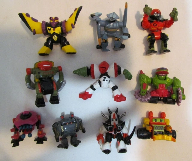 Z-Bots Galoob Micro Machines Robot Lot Of 10 W/ Orbert Beedy 1992 1993 1994