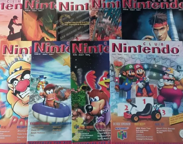 Nintendo Club Nintendo Magazine Zeitschriften / Spiele / Konsolen / Sammlung 🎮