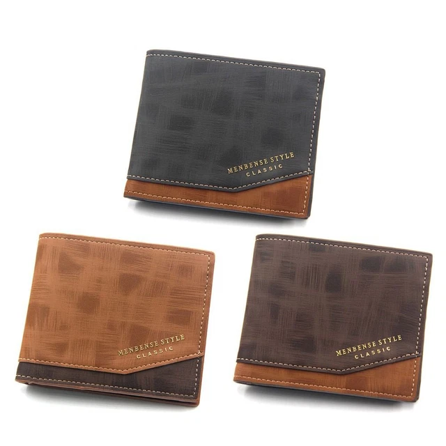 Borsa per carte cerniera portafoglio zero portafoglio da uomo
