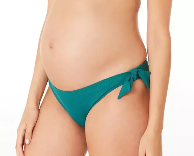 Cache Coeur Maternity Womens Size Medium Porto Vecchio Ribbed Bikini Bottoms 228