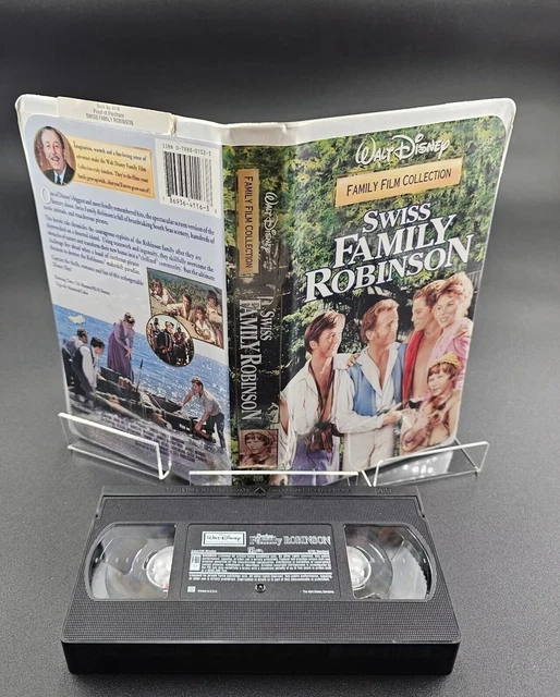WALT DISNEY FAMILY Film Collection Movie SWISS FAMILY ROBINSON VHS TAPE ...