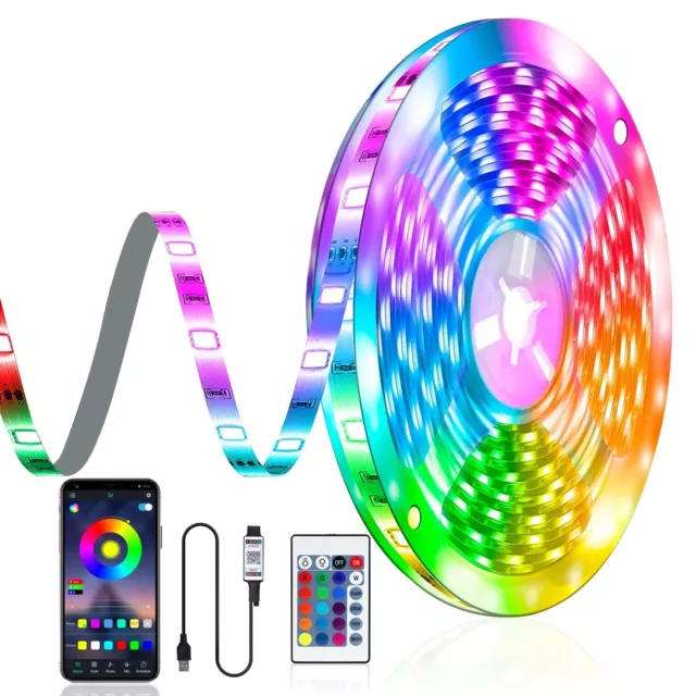 Anmossi Ruban LED 10m,Bandeau LED Multicolore avec Télécommande à