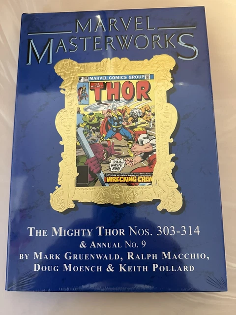 MARVEL MASTERWORKS MIGHTY THOR Vol 304 DM Vol 20 Gold Frame Variant HC SEALED