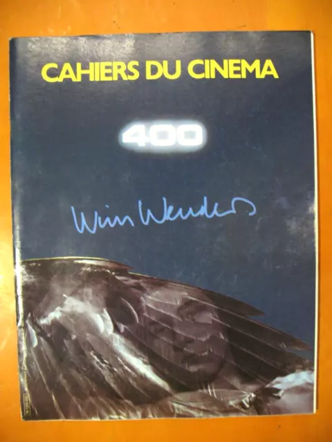 Cahiers du Cinéma Supplément N° 400 du 10/1987- Wim Wenders