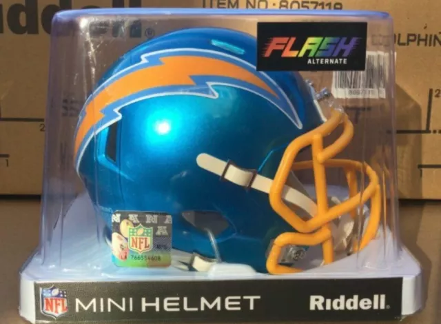 Nfl Los Angeles Chargers Flash Riddell Mini Speed Helmet