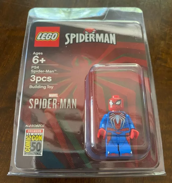 LEGO Marvel PS4 Spider-Man exclusive minifigure for San Diego Comic Con