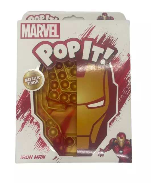 ⭐️Marvel POP IT! Sensory Toy Iron Man-Motor Skills, Fidget,Stress Relief⭐️