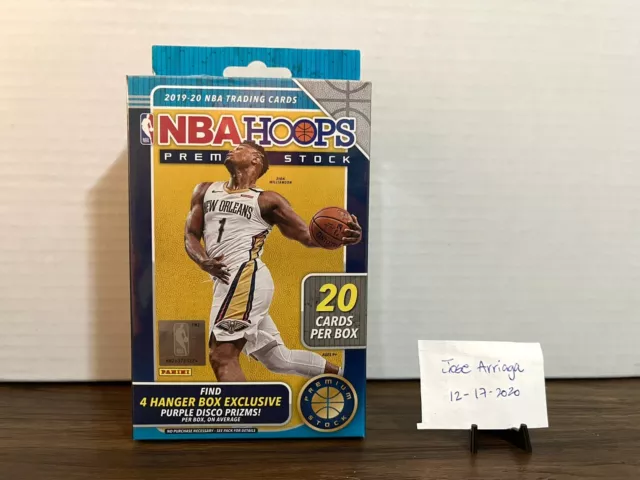 2019-2020 Panini NBA Hoops Premium Stock Hanger Box - Zion - Ja Morant - Lebron