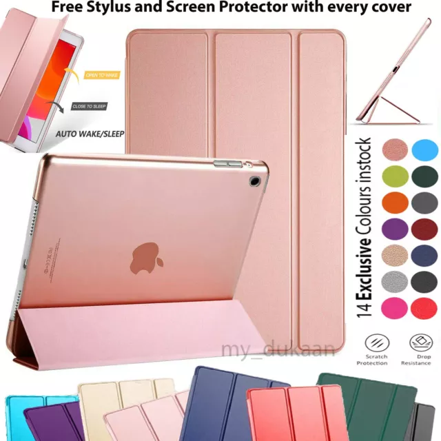 For Apple iPad 5th Generation (2017) Smart Pu Leather Magnetic Case Cover