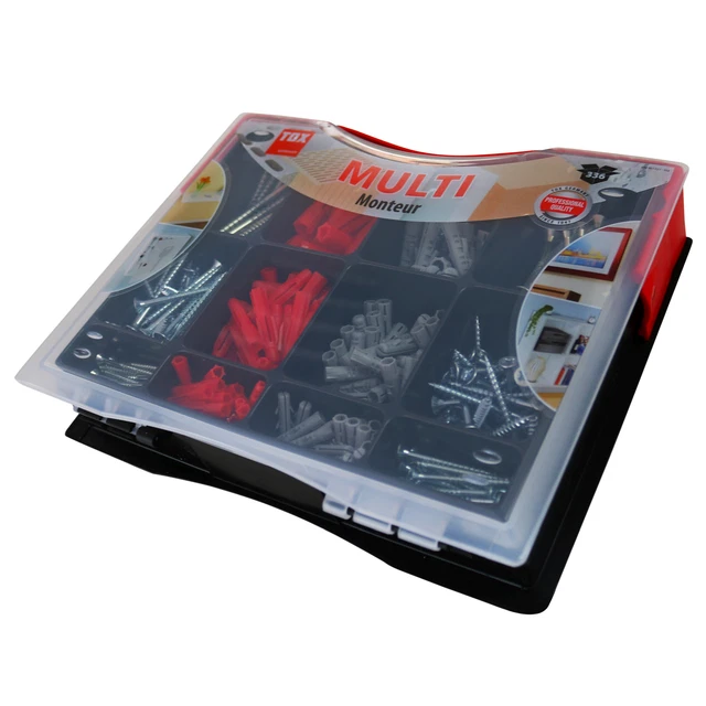 Assortimento standard TOX montatore tasselli ad espansione multiuso tasselli multiuso viti