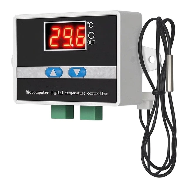 ABS DIGITAL TEMPERATURE Controller for Aquariums 9x5x2cm Compact Size ...