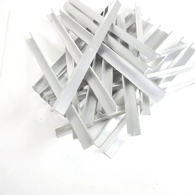 .125" thick Aluminum  .75" x .75" ANGLE 14.5" Long QTY 20  sku 199795