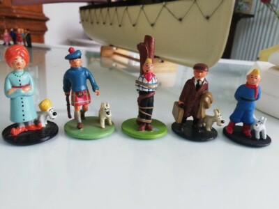Aroutcheff Tintin en plomb "TINTIN AU TIBET" NO PIXI/AROUTCHEFF/LEBLON 