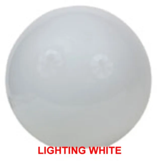 Globe Acrylic 16" White Sphere With 4.875" Hole S11698-3