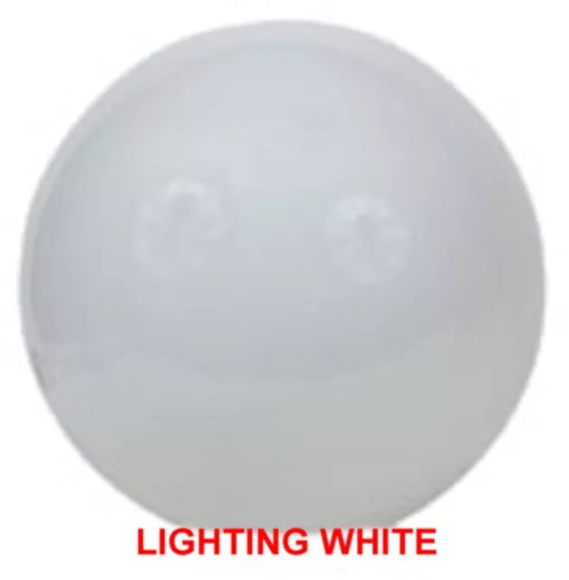 Globe Acrylic 16" White Sphere With 4.875" Hole S11698-3
