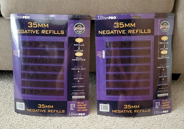 Ultra Pro 35mm Recargas de Funda de Película Negativa 10 Hojas Paquete de 2 NUEVO SELLADO