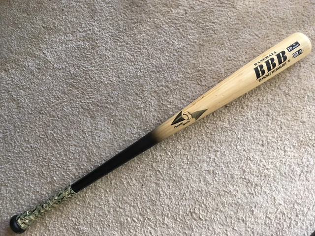 PINNACLE SPORTS BBB Bamboo Bat Quadcore Technology Baseball Bat. 33, BBCOR Used EUR 29,27 - ES
