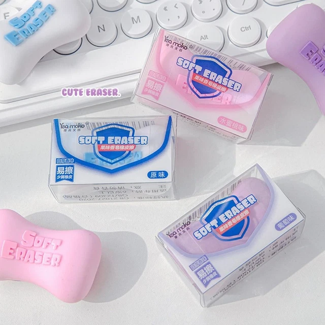 Traceless Mini Cartoon Soap Erasers Soap Shape Eraser  Primary School