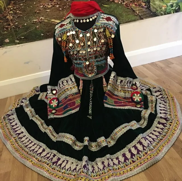 vintage afghan dress