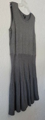 APT 9 Gray Knit Jumper Dress Fit N Flare XL