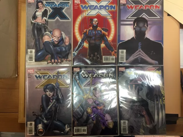 Weapon X Lot of 6 #4 5 6 8 19 22 Marvel Comics 2003