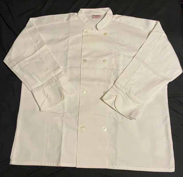 Uncommon threads White Chef coat size 3XL Long Sleeve Chef Jacket