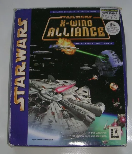 PC CD ROM Star Wars X-Wing Alliance Big Box Version Pre Enjoyed