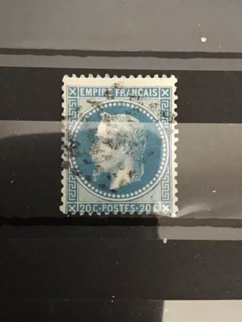 Lot 86 timbre de France type Napoleon III n°29B obl losange 