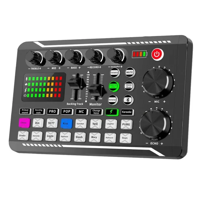 2X(Carte Son Microphone Table de Mixage Audio Carte Son Console de Mixage A9499 3