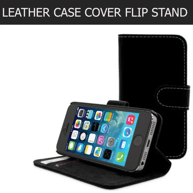 For All iPhone 8/7/6/5 Protective Leather Magnetic Wallet Stand Flip Case Cover